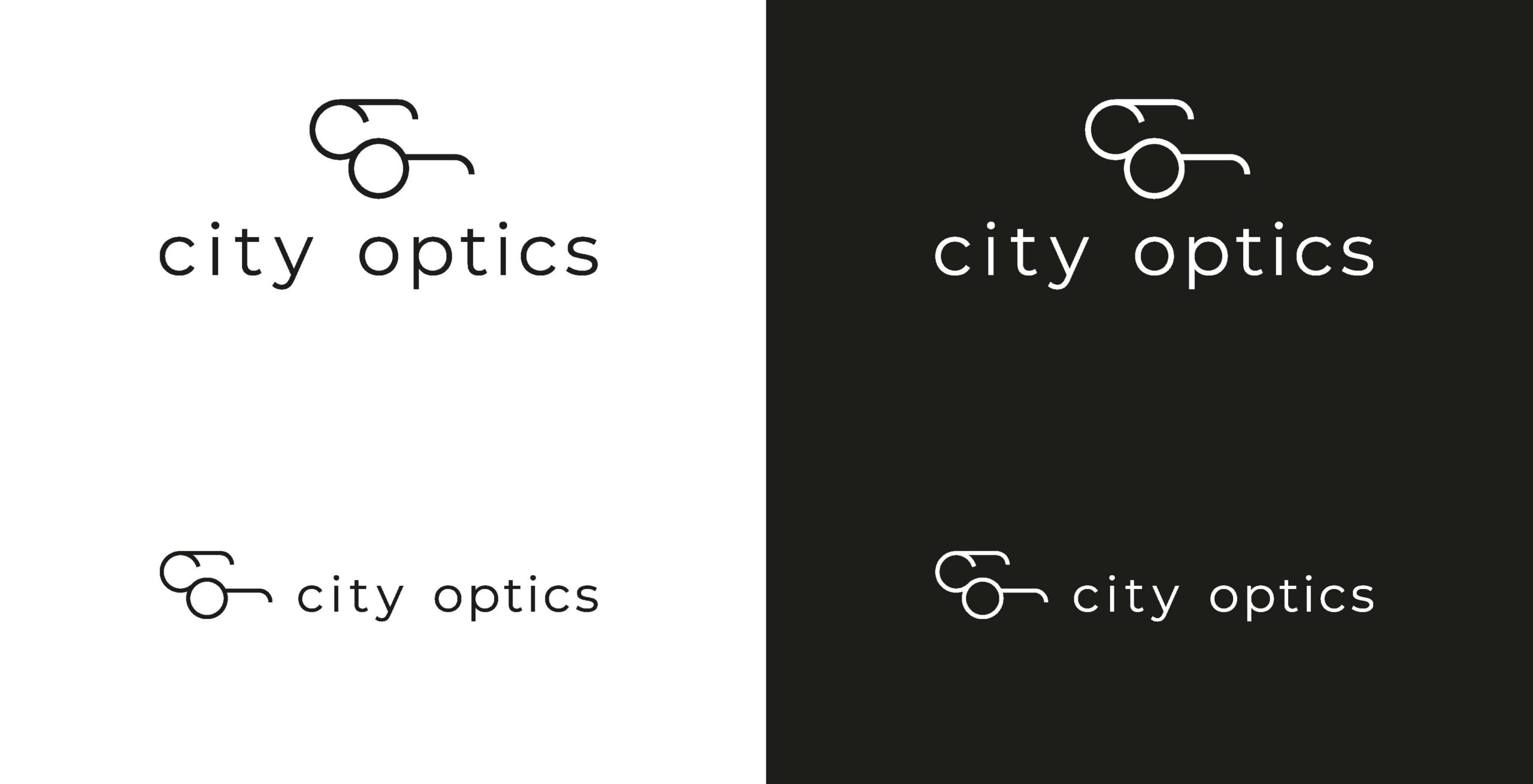 City Optics - Logo Variante 3 - portrait und landscape City Optics - Logo Variante 3 - portrait und landscape