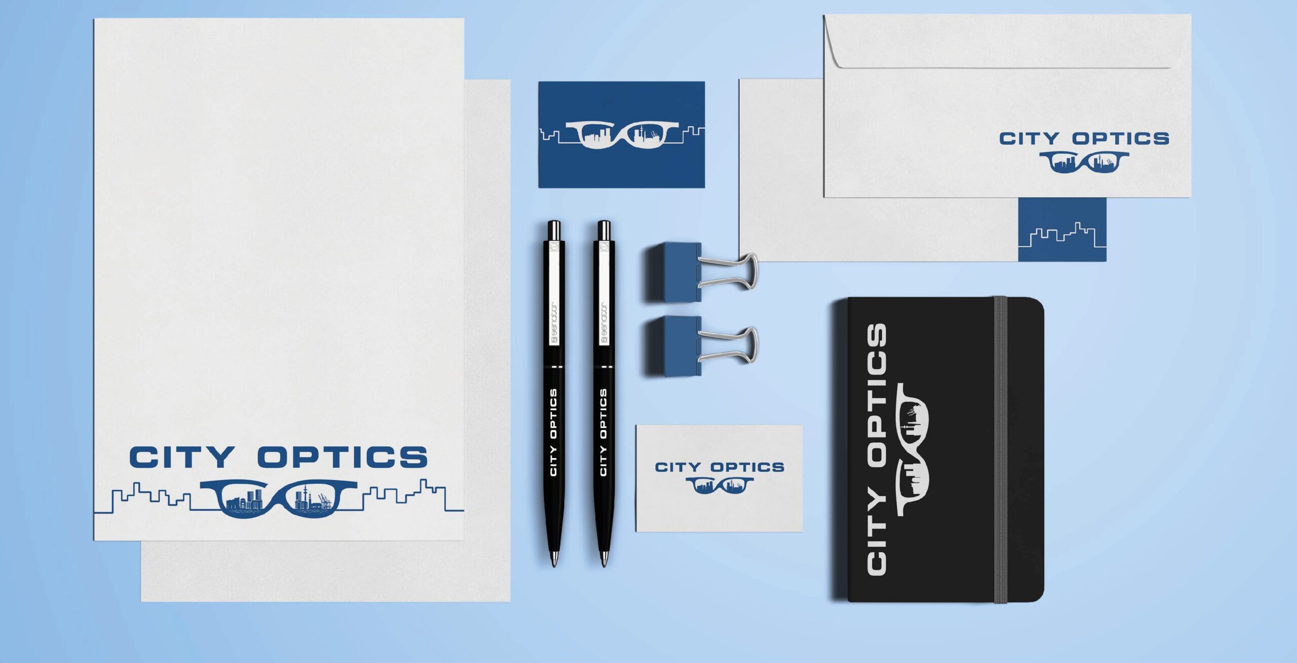 City Optics - Logo Variante 2 - Corporate Design, Stationery City Optics - Logo Variante 2 - Corporate Design, Stationery