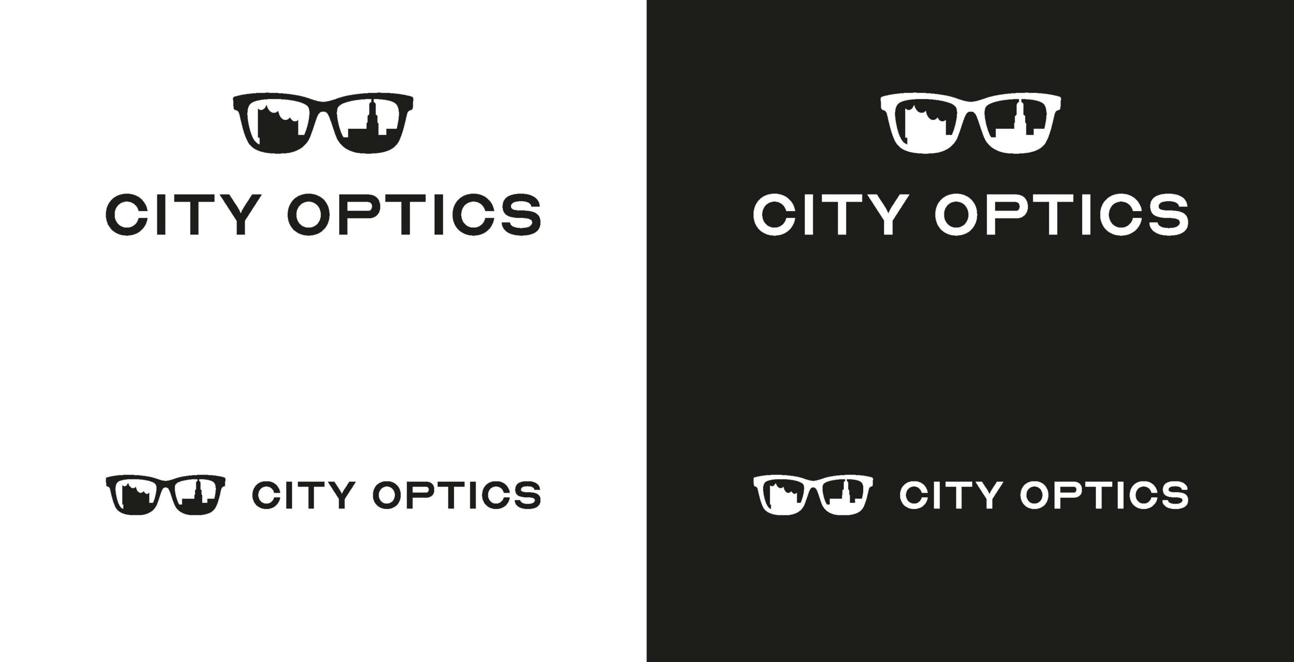 City Optics - Logo Variante 1 - portrait und landscape City Optics - Logo Variante 1 - portrait und landscape
