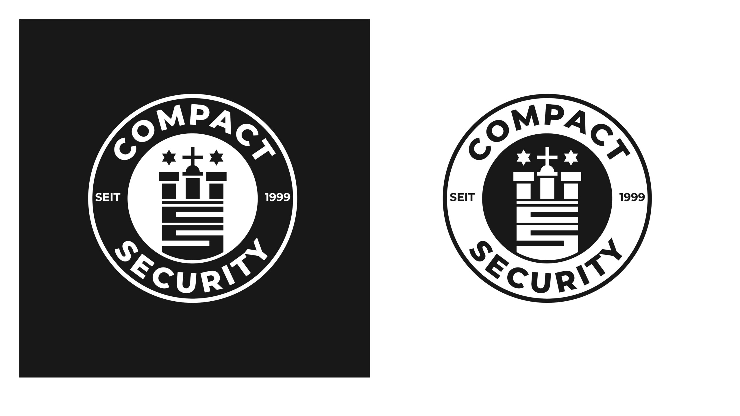 Compact Security - Logo Variante 2 - quadratisch Compact Security - Logo Variante 2 - quadratisch