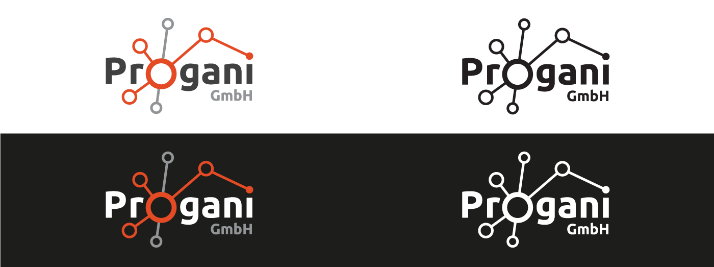 Progani - Logo, Logoentwicklung in 4 Varianten Progani - Logo, Logoentwicklung in 4 Varianten