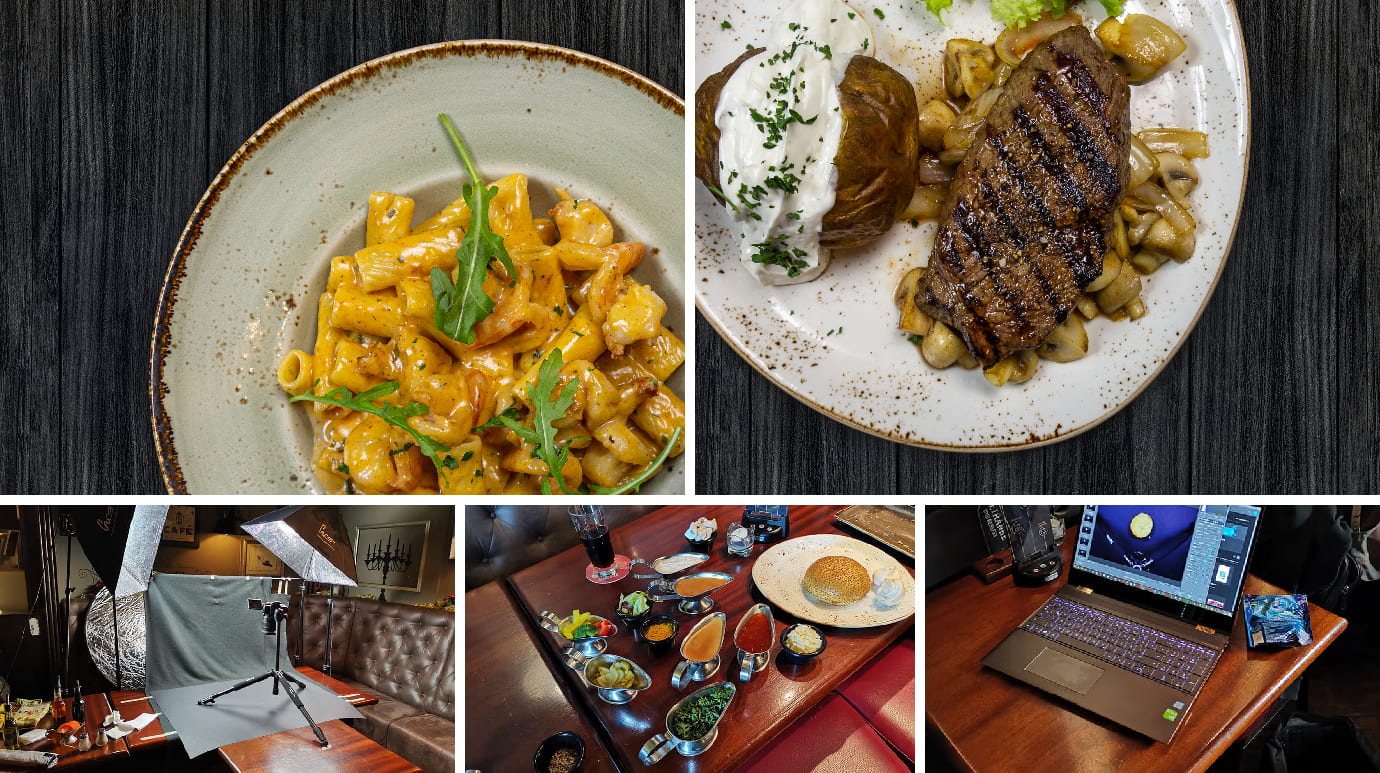 Feuervogel - Fotografrie - authenthische Foodfotografie im Restaurant, Nudeln, Steak Feuervogel - Fotografrie - authenthische Foodfotografie im Restaurant, Nudeln, Steak