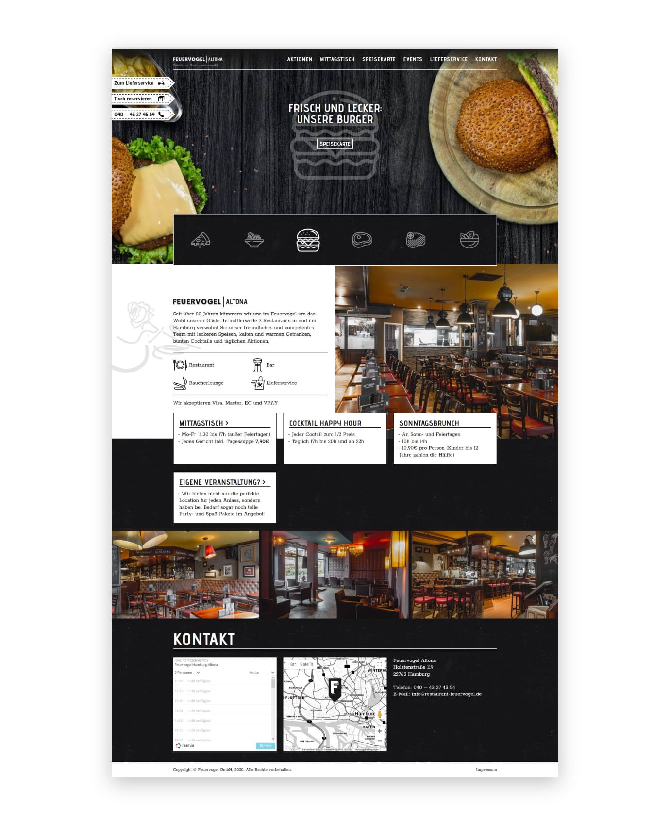 Feuervogel - Website - Webdesign Desktop Feuervogel - Website - Webdesign Desktop