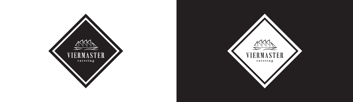 Viermaster Catering - Logo, Logoentwicklung Viermaster Catering - Logo, Logoentwicklung