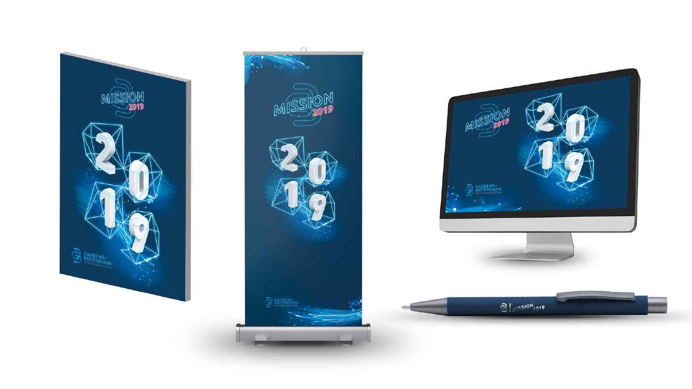 Gahrens + Battermann - Event Design - MockUps auf RollUp, Bildschirm, Leinwand Gahrens + Battermann - Event Design - MockUps auf RollUp, Bildschirm, Leinwand